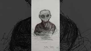 Creepy Pen sketch part5#creepy #sketch #art #creepyart