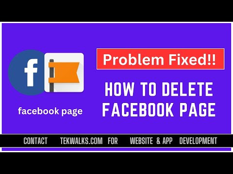 How to Delete a Facebook Page on New Facebook theme - Latest Solution