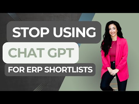 ERP from ChatGPT? That’s How You Fail