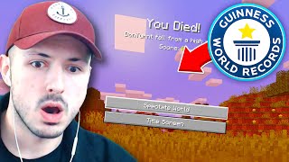 Speedrunning Dying in Hardcore Minecraft