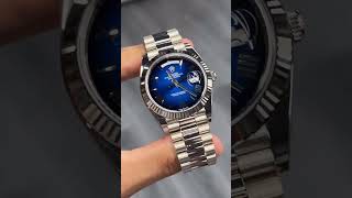 #Wow! #WatchThis! A magnificent #Rolex #DayDate with #smoked #blue #dial ! #luxe #luxurywatches