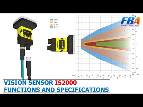 Part 2 - Cognex IS2000 Vision Sensor Functions And Specifications | Industrial Vision Camera