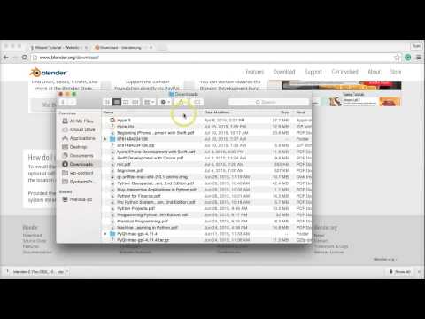 Blender Tutorial - How To Download and Install Blender on Mac