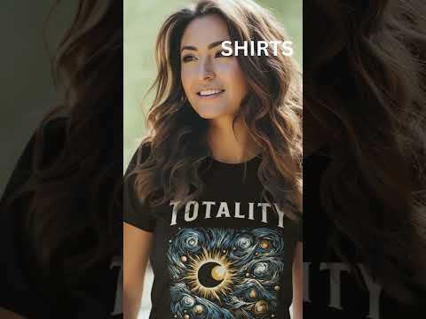 Solar Eclipse 2024 T-shirt | America Totality Spring Collection #tshirtbrand #printondemandshop