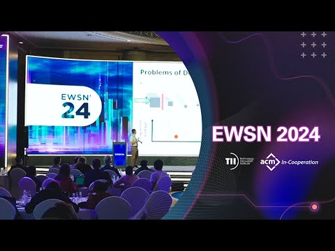 Sentient By Elysian: EWSN ( Embedded Wireless System Network) Event