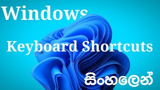 Computer short keys - sinhala [Agent of Mara]