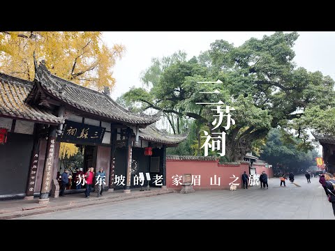 苏东坡的老家，四川眉山之旅，三苏祠、江口东汉崖墓群、张献忠千船沉银遗址，两天游玩全记录。