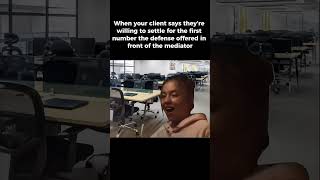 Client Settles Too Early During Mediation | Lawyer Meme