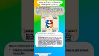 Jerome Bruner's Cognitive development theory|Spiral Curriculum#nios#dsssb2025#kvs#ctet#reet#ytshorts