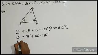 Triangles | Class 9 Chapter 8 | R S Aggarwal | Samrudhi Jnanakshi