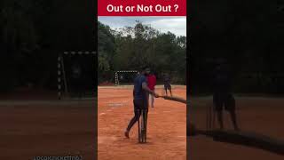 Out or Not Out..? 🙌 #cricket #trendingreels #cricketshorts #cricketlovers  #cricketout #notout
