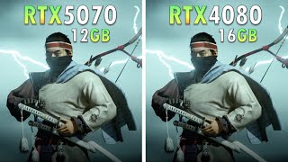 RTX 5070 vs RTX 4080 Ultimate Comparison - 10 Games Test