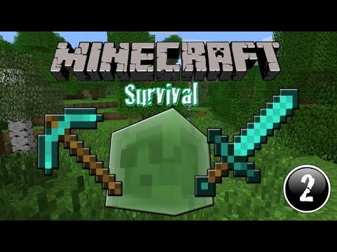 making iron armour in Minecraft survival episode 2