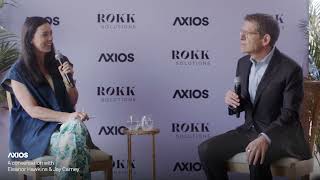 Axios’ Eleanor Hawkins in conversation with Airbnb’s Jay Carney