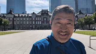 場所取りいたる。東京駅丸の内駅前広場の位置変更。