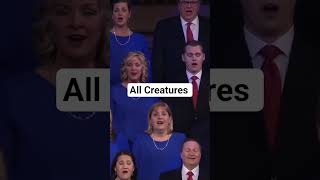 All Creatures of God and King #ldsmusic  #choralmusic #viralchoir #missionchurch #evensong #shorts