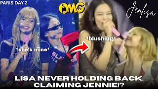 [JENLISA] - LISA NEVER HOLDING BACK CLAIMING JENNIE! | PARIS D2 #jenlisa