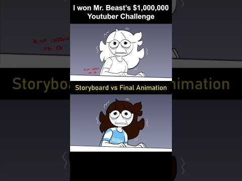 Storyboard vs Animation: Mr. Beast Cube (shot 23)