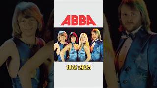 Abba (1972-2025) #nostalgia #abba #thenandnow #shorts #70smusic #80smusic #nostalgic