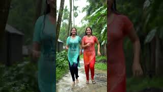 A sudden downpour sent everyone running for shelter #AIBeauty  #AIArtVideo