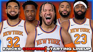 Knicks CONFIRM Starting Lineup For Next Season In Latest Report | Knicks News