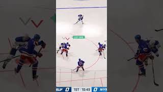Crazy diving Save New York Rangers #nhl #nhl22 #hockey #save #goalie