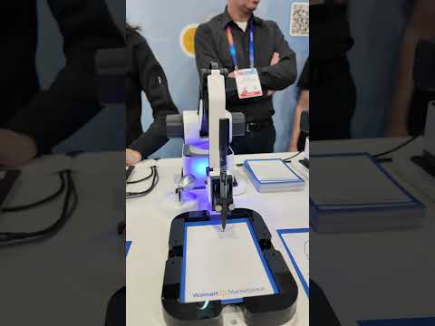 Robot draws my face with regular pen #ces2025 #airobot #robot