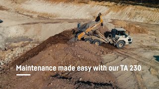 Quick maintenance, longer service life: our TA 230 | Liebherr