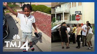 Family reunites with 7-year-old who was taken at gunpoint
