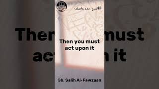 How To Be A Real Salafi || Sh. Salih Al-Fawzan #shorts