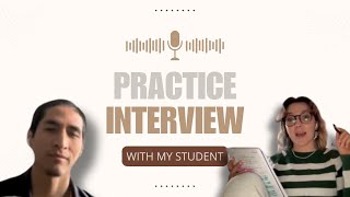 Interview Practice in English | Real Student Mock Interview and Corrections