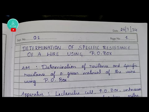 PO box Physics Practice 3rd semester #experiment #physicspractical #pobox #postoffice #labvlogs