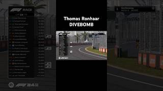 Thomas Ronhaar's Last Lap DIVEBOMB on Bereznay | Australia 2025 #f1 #f1game #f1esports