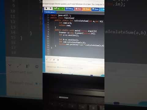 How to create Functions &Methods in java program