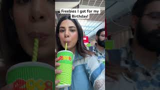 I got freebies from more than 12 places on my birthday! Location: Westfield Stratford #freebies