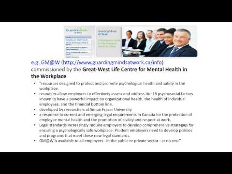 slides 1 9 narrated  Psychological Wellbeing in the Workplace