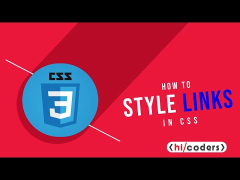 Styling links in CSS