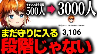 チャンネル登録者が急増してヒヨってたっぽい隠巳クマノ【Vtuber/雑談/切り抜き/隠巳クマノ】