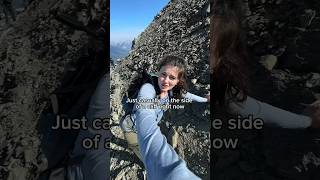 How to improve your hiking ability? Find a friend who is part mountain goat. Summit w. ForestyForest