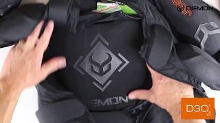 How to insert the Sastec or D3O chestplate into the Demon X2 top