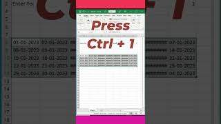 how to make calendar in excel easy way #tranding #trending #viralshorts
