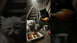 Cats Tuff Time😭😧 #ai #shortfeeds #aigenerated #cat #aigenrated #aivisualization #cute #shortvideo
