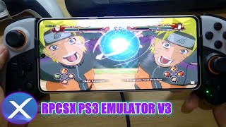 RPCSX PS3 EMULATOR ANDROID V3 NEW UPDATE - NARUTO STORM REVOLUTION