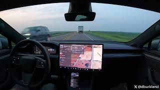 Nothing But Nets: Tesla FSD v13.2.9 Aces 520-mile Trip Without Interventions