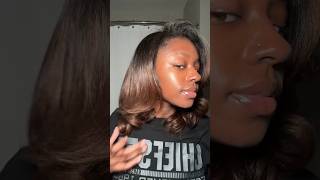 Silk Press Using The Doux #thedoux #silkpressonnaturalhair #silkpress #naturalhair #naturalhaircare
