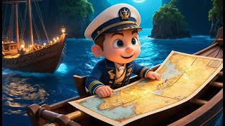 Captain Row Treasure Island | Pirate Adventure Song for Kids | Search for Hidden Treasure