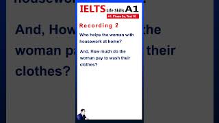 IELTS Life Skills A1 Listening Test