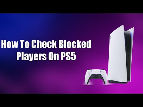 How To Check Blocked Players On PS5