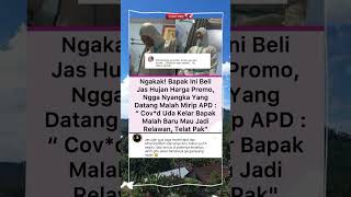 Bapak Ini Kena Prank Jas Hujan Mirip APD? Cek Endingnya! #viralvideo #trendingshorts #shorts