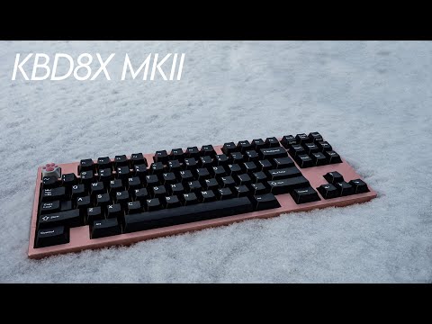 Rose Gold KBD8X MKII Built with Lubed NovelKeys Cream Switches - Sound Test